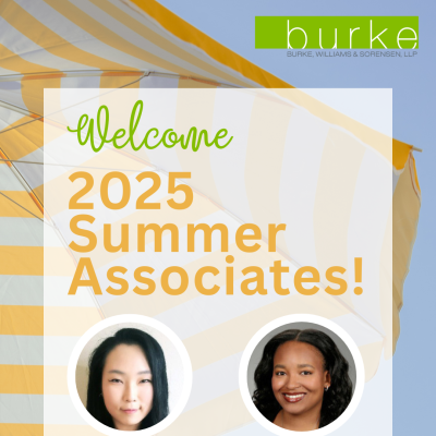 Burke Welcomes 2025 Summer Associates